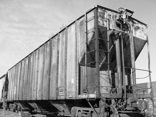 Decayed and Abandoned Railroad Yard photo