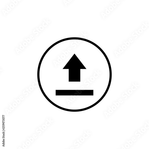 Free Download Upload icon vector. Upload sign icon. Upload button. Load symbol. - GFXLoad