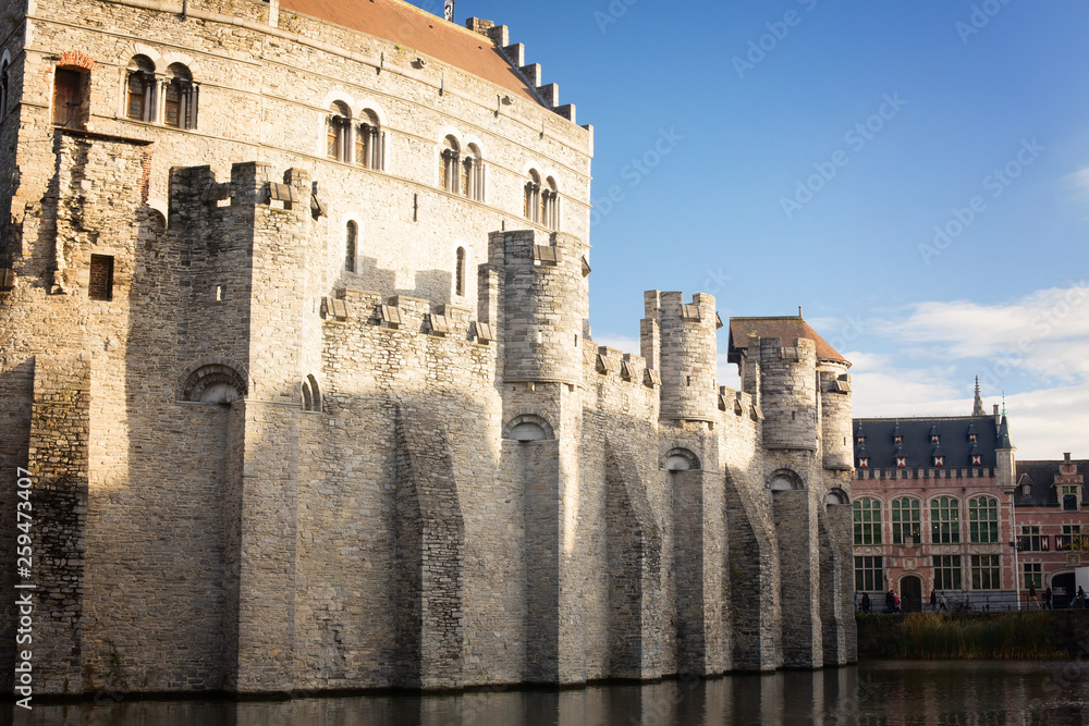 Castle of the Counts in Ghent in Belgium