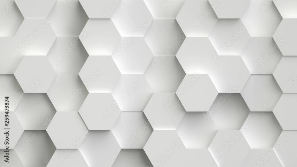 Abstract movable background from 3D hexagons. Every shape moves randomly and forms movable and magic backdrop, seamless loop. You can colorized this footage as you like. Abstract movable background from 3D hexagons. Every shape moves randomly and forms movable and magic backdrop, seamless loop. You can colorized this footage as you like.