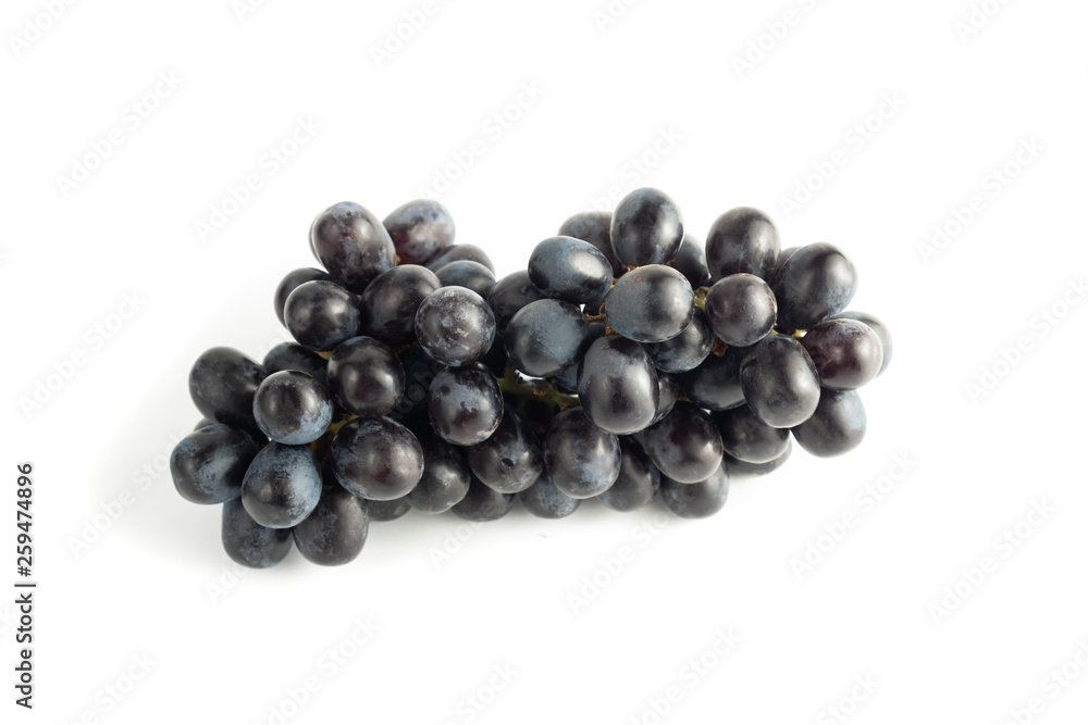 Red Grape vine isolated on white background and clipping path. Red Grape vine isolated on white background and clipping path.