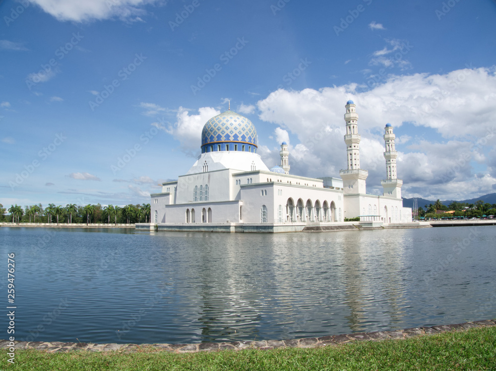 Obraz premium Malaysia Kota Kinabalu Masjid Bandaraya mosque