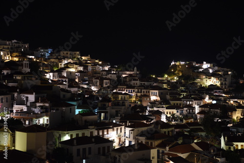 Skopelos at night