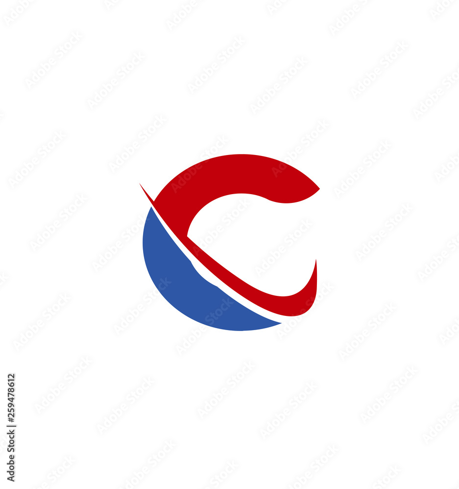 Abstract letter C logo icon design Abstract letter C logo icon design