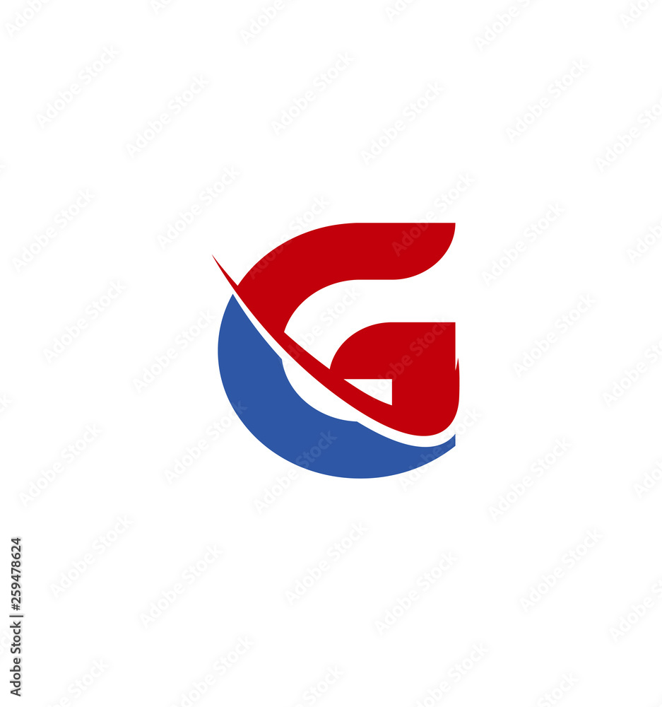 Abstract letter G logo icon design Abstract letter G logo icon design