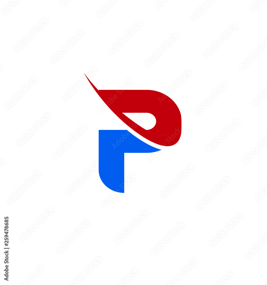 Letter P logo icon design template elements Letter P logo icon design template elements