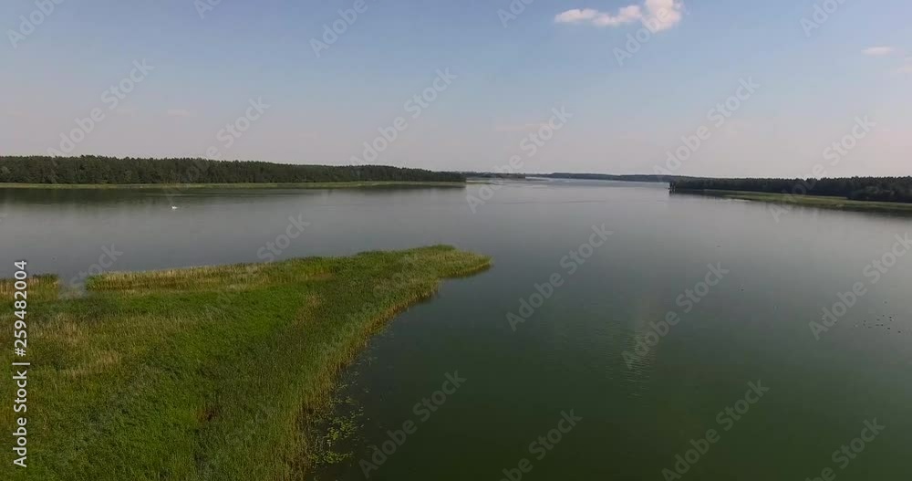 Aerial view of a village in the south of Poland Aerial view of a village in the south of Poland