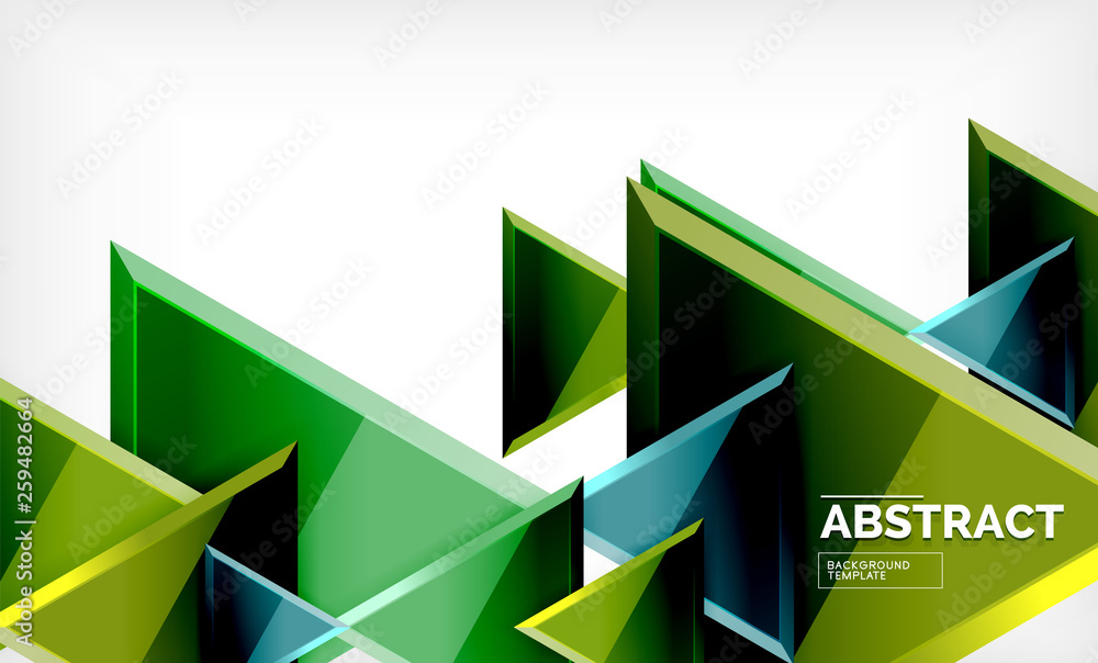 Triangular low poly background design, multicolored triangles Triangular low poly background design, multicolored triangles