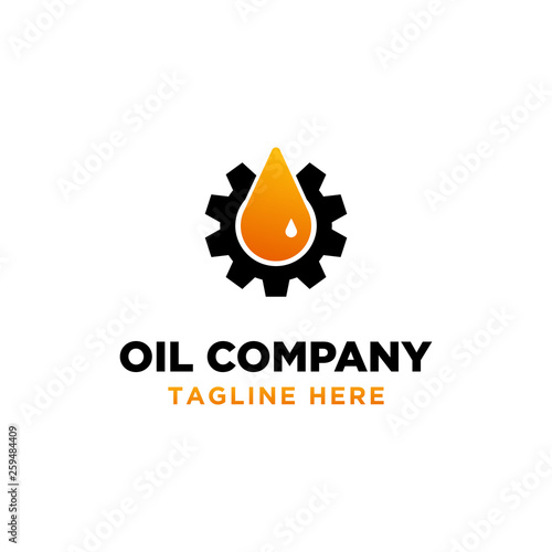 Oil And Gas Logo Design Inspiration, Vector illustration