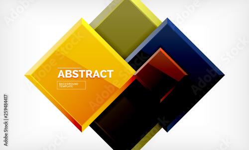 Free Download Square abstract background, glossy geometric design - GFXLoad