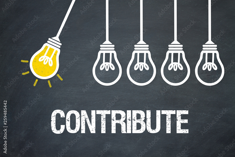 Fototapeta premium Contribute