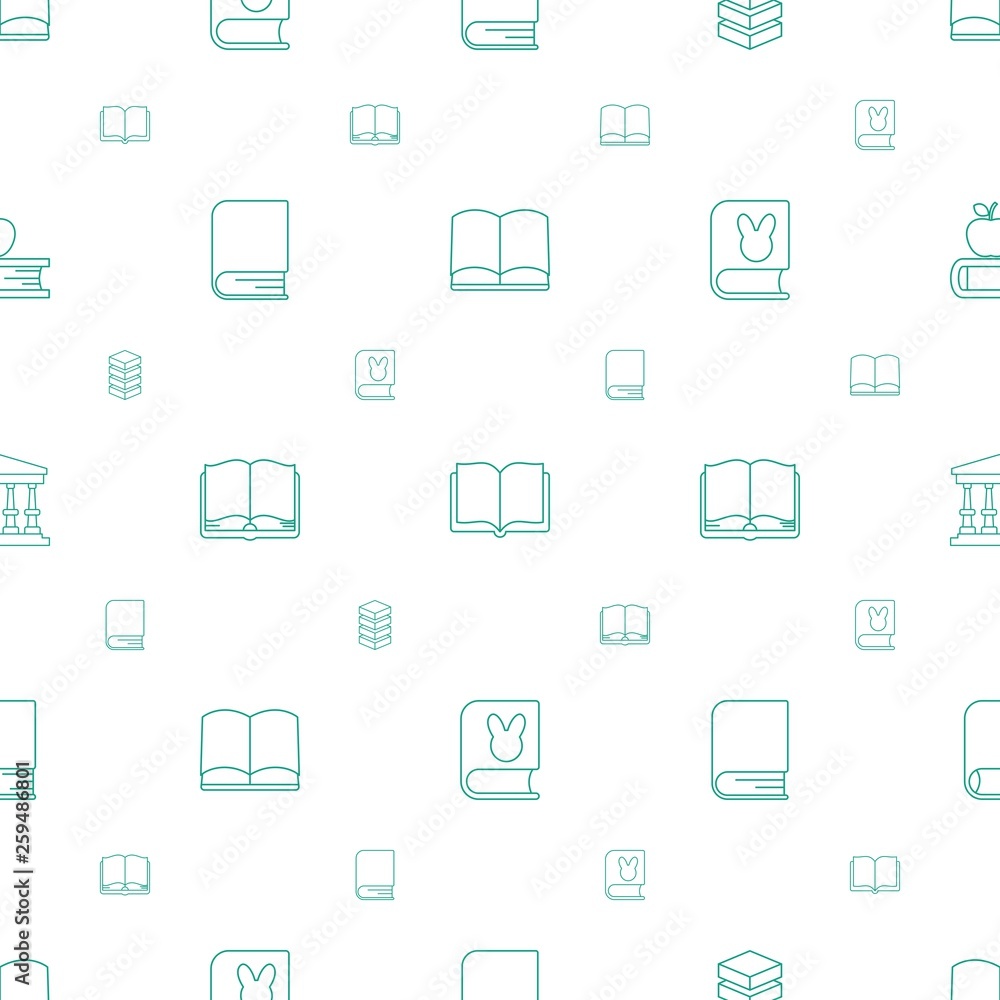 library icons pattern seamless white background library icons pattern seamless white background