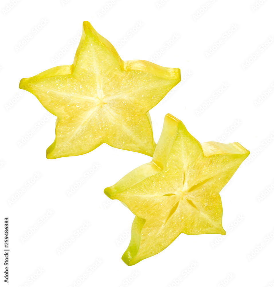 Sternfrucht Scheiben Sternfrucht Scheiben