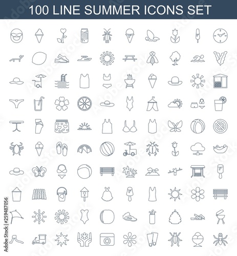 100 summer icons