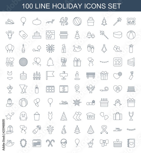 100 holiday icons