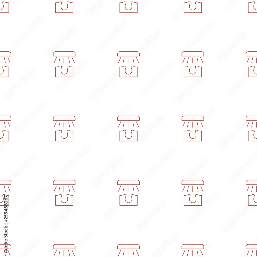 hair removal icon pattern seamless white background