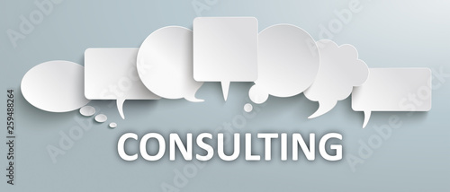 White Paper Speech Balloons Consulting Header