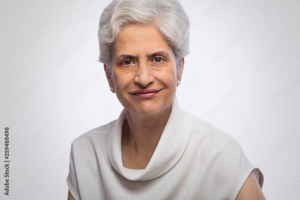 Portrait of confident senior woman Portrait of confident senior woman