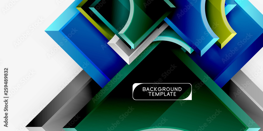 Modern geometrical abstract background