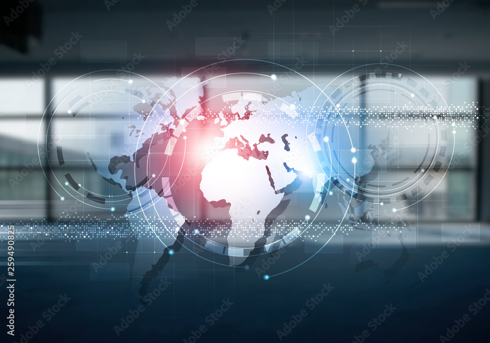 Fototapeta premium internet communications mixed media