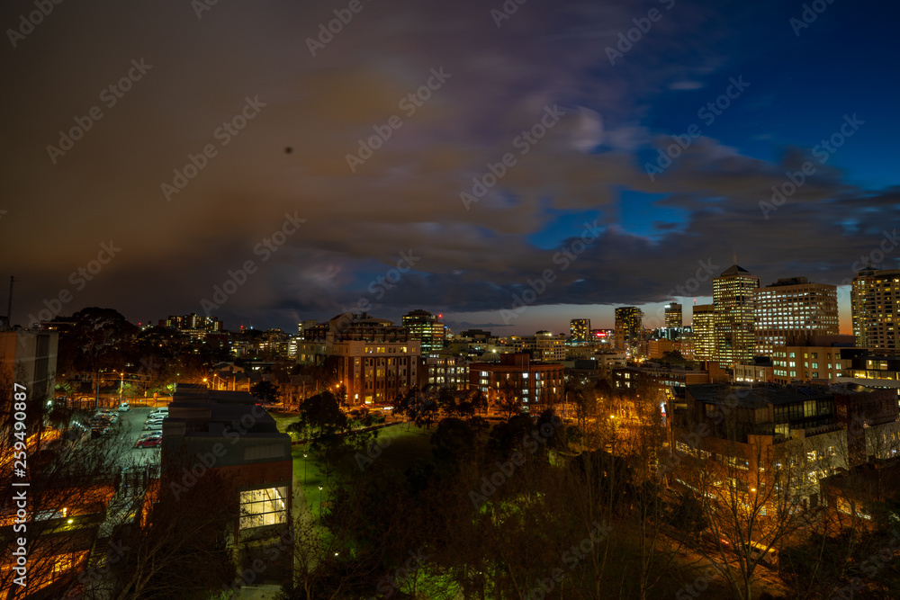 Fototapeta premium miasto nocą