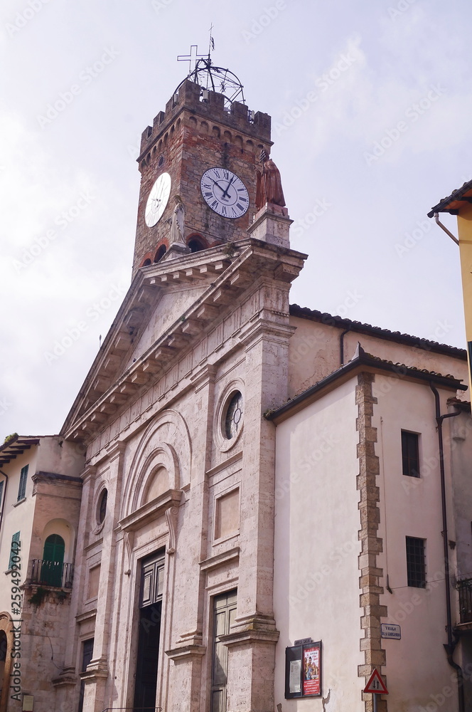 Santa Maria Assunta church, Poggibonsi, Tuscany, Italy
