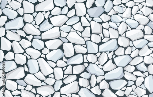 white gravel texture wallpaper. vector illustration eps 10 photo