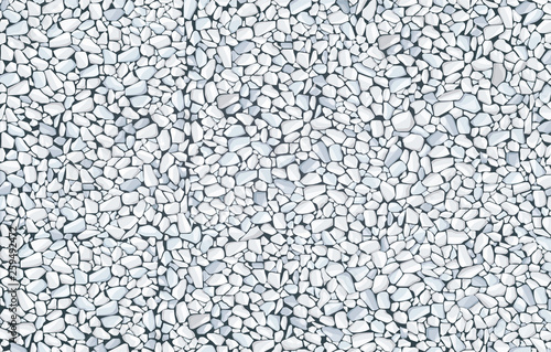 white gravel texture wallpaper. vector illustration eps 10