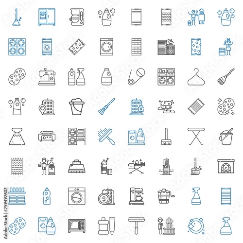 household icons set