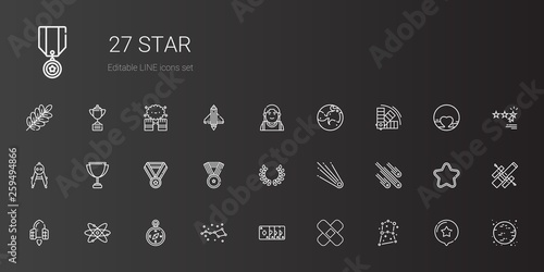 star icons set