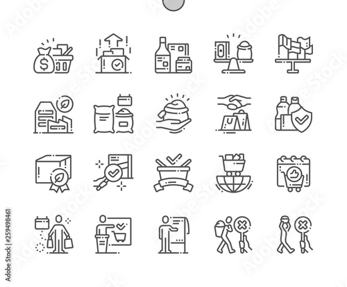 World Fair Trade Day Well-crafted Pixel Perfect Vector Thin Line Icons 30 2x Grid for Web Graphics and Apps. Simple Minimal Pictogram