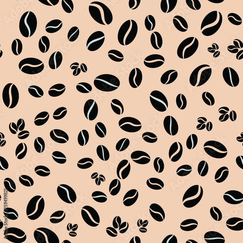 Coffee seamless vector pattern for Cup mug, restaurant or cafe menu design