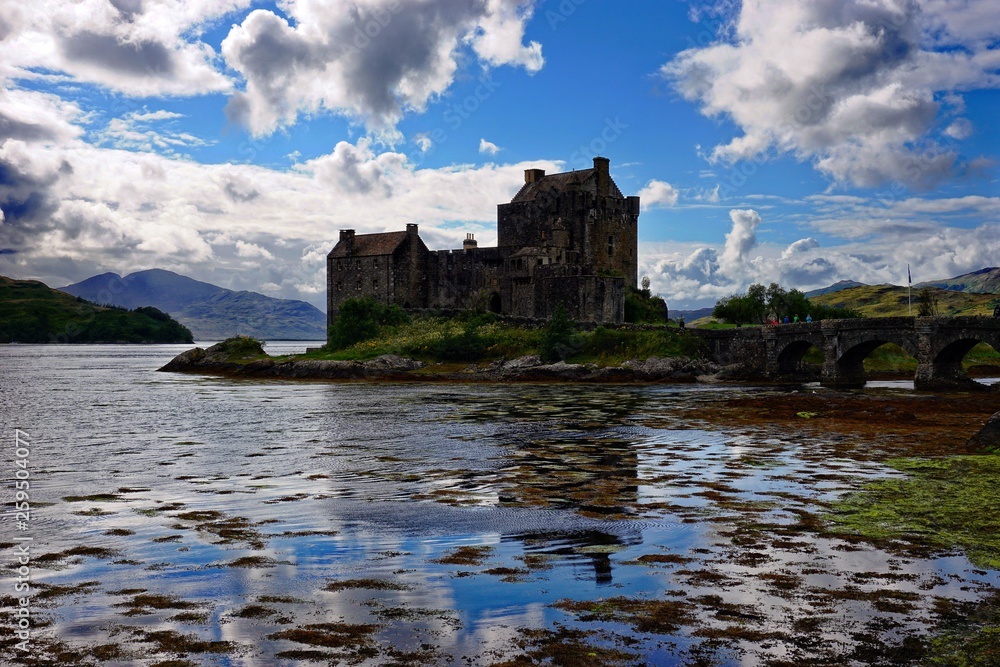 Eilean Donan iconic castle in Scotland