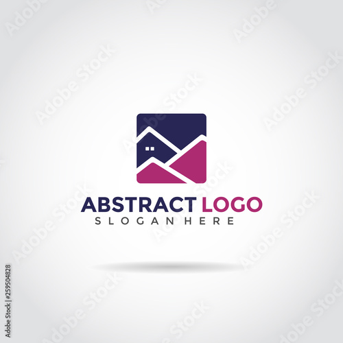 Free Download Abstract real estate logo design. Vector Eps. 10 - GFXLoad