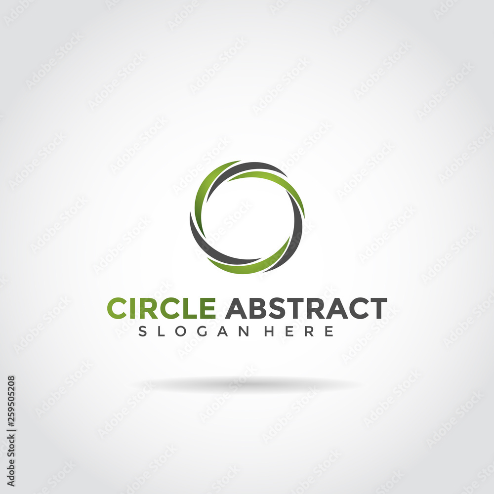 Minimalist circle abstract logo design. Vector Eps. 10 Minimalist circle abstract logo design. Vector Eps. 10