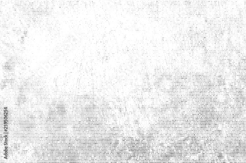 Halftone monochrome grunge horizontal lines texture.