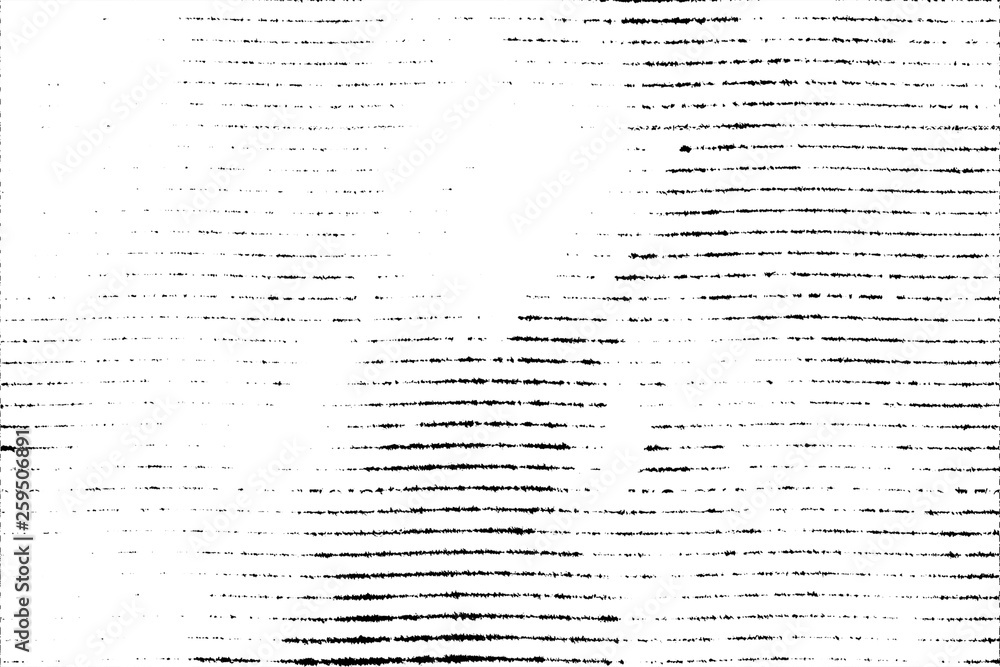 Fototapeta premium Halftone monochrome grunge horizontal lines texture.