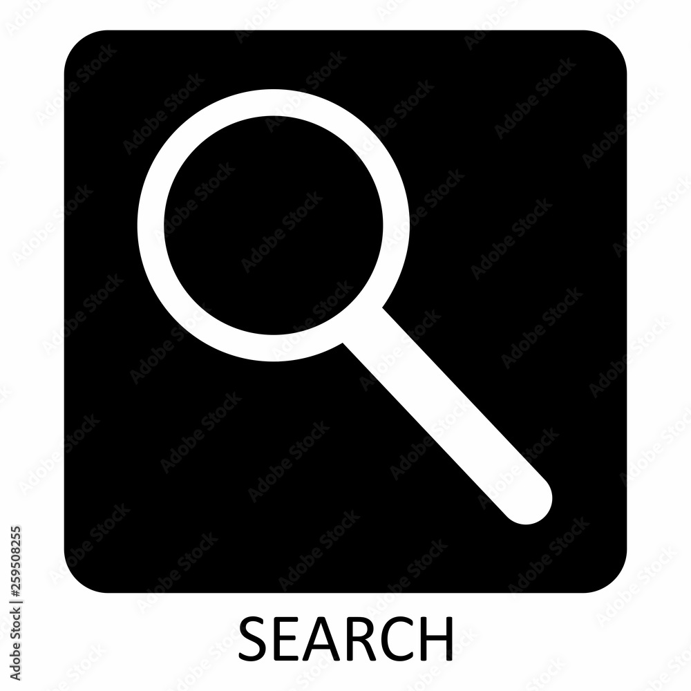 Search icon illustration Search icon illustration
