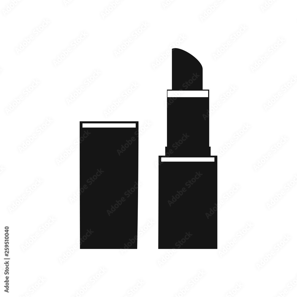 Lipstick icon. Vector illustration Lipstick icon. Vector illustration