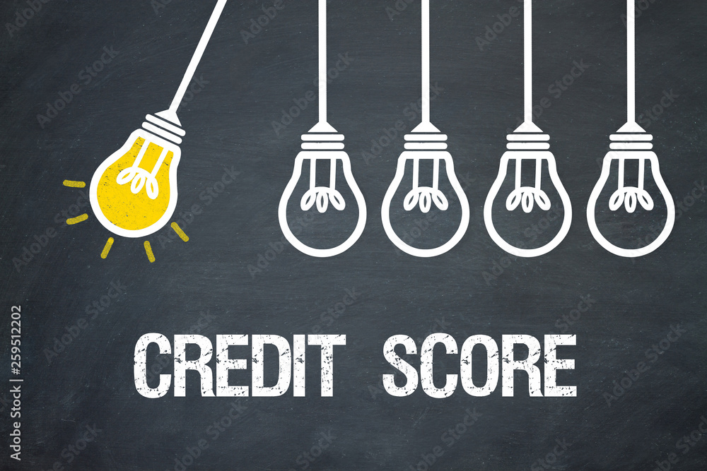 Fototapeta premium Credit Score