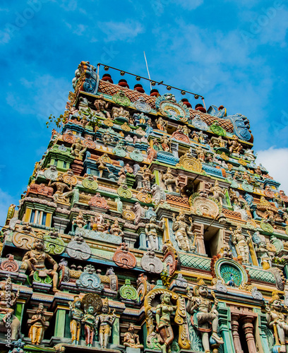 Hindu temple in Pondicherry in India