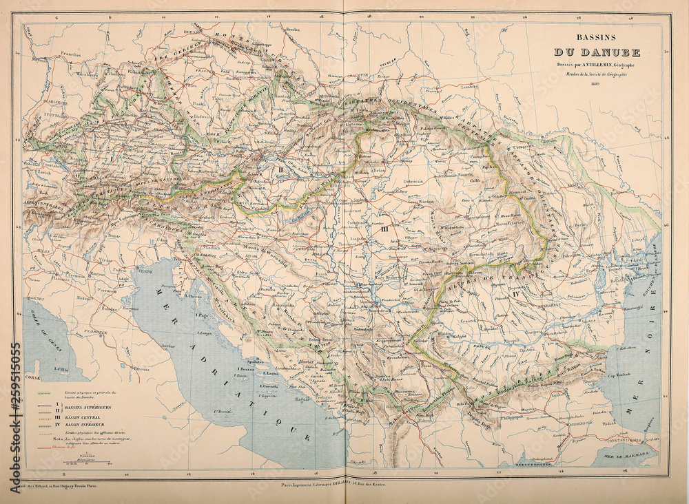 Obraz premium Map of Europe