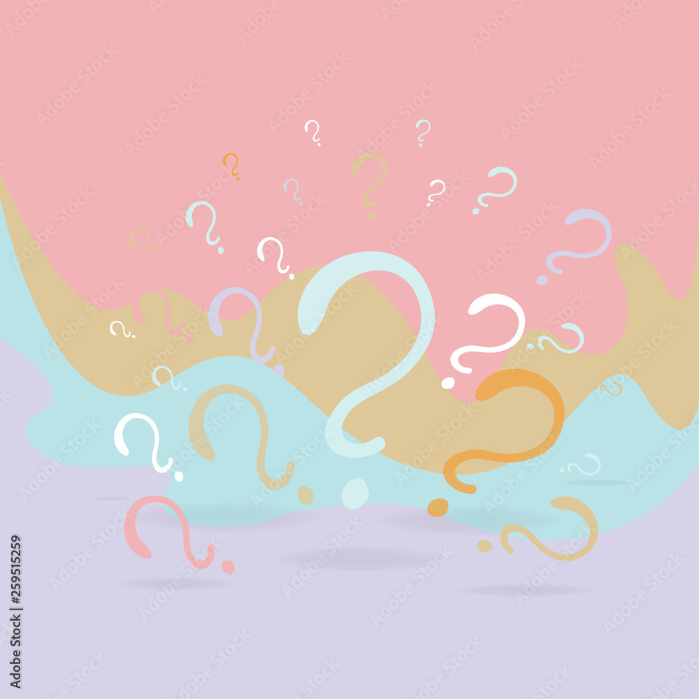Question signs composition for web and print decoration Question signs composition for web and print decoration