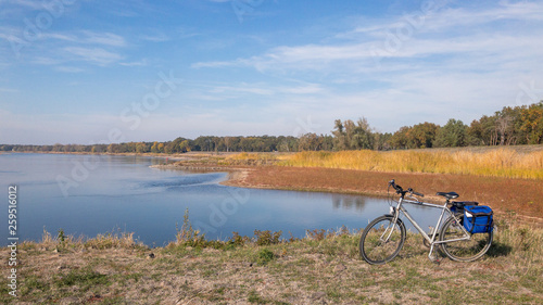 Biking at the River Elbe