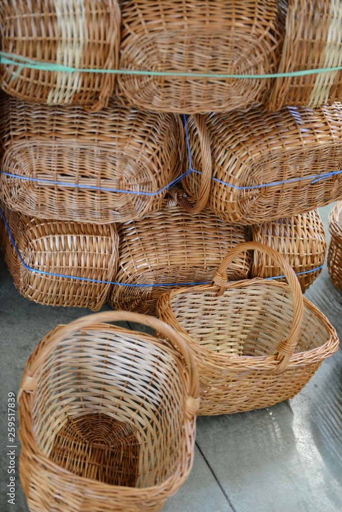 wicker baskets for sale