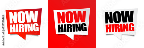 Now hiring