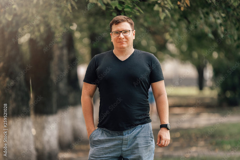 Portrait of confident mature man smiling with glasses Portrait of confident mature man smiling with glasses