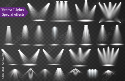 Vector spotlight Light