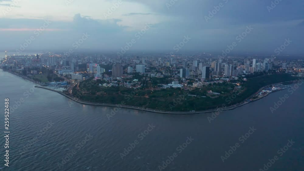 Mozambique, maputo traveling in drone 4k Mozambique, maputo traveling in drone 4k