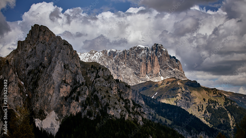 Berg Portrait in den europäischen Alpen.
